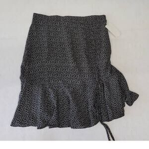 Max Studio Ruched Crepe Mini Skirt Small